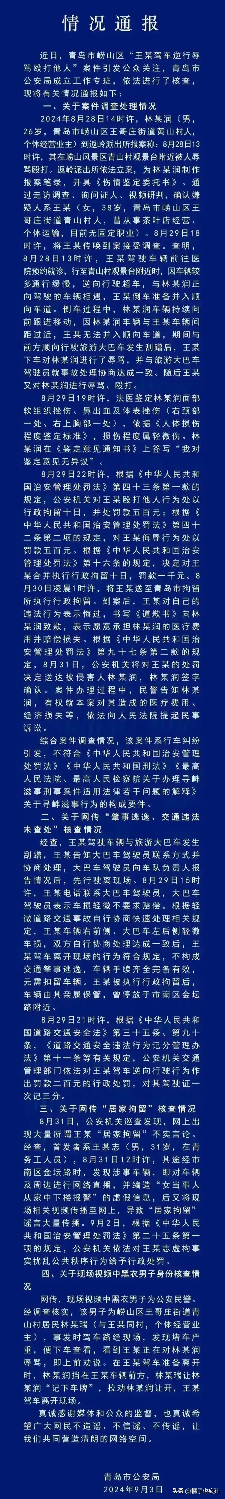 破案了，山东青岛女司机这一句话很关键，揭发事发缘由